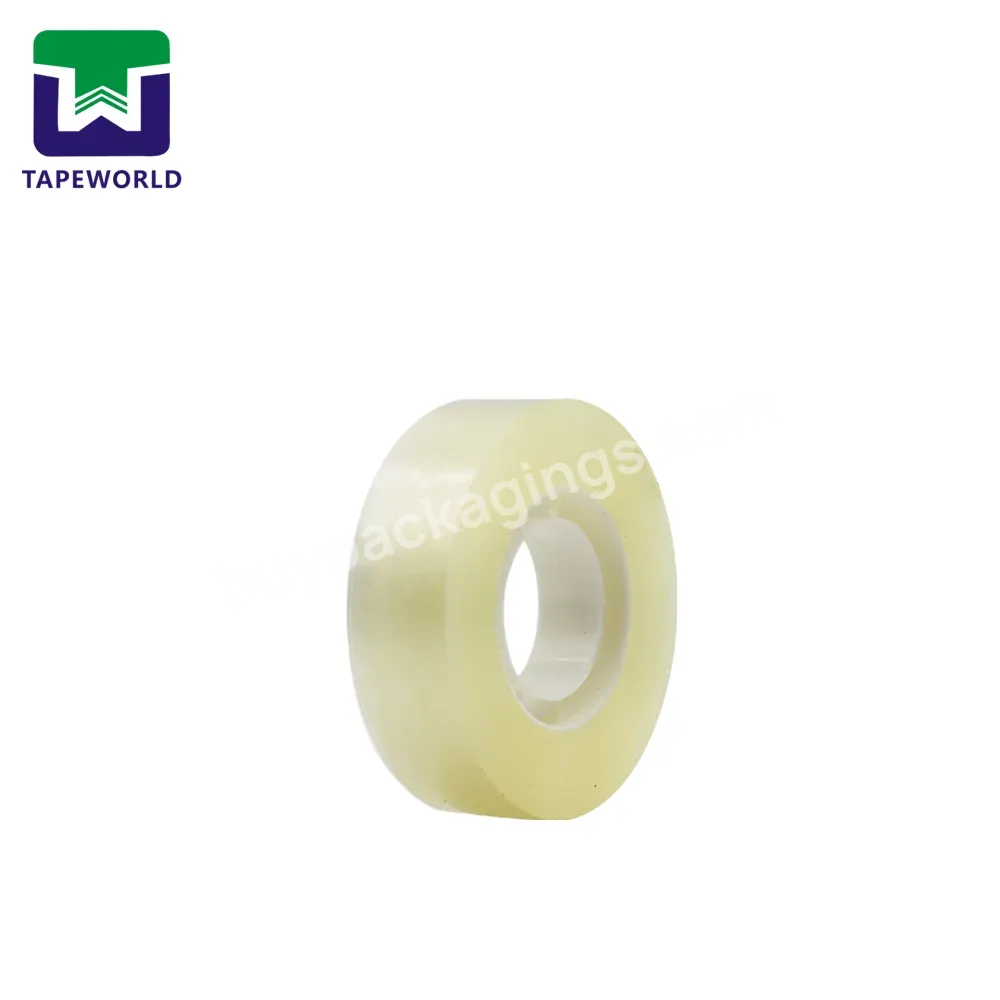 Small Super Clear Waterproof Bopp Stationery Tape For Office Use - Buy Stationary Tape,Self Adhesive Tape,Office Adhesive Tape.