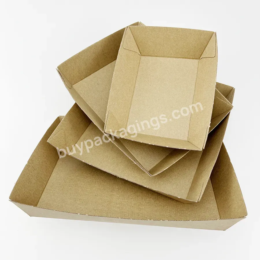 Snack Tray Wholesale Cardboard Paper Packing Eco-friendly Food Tray Free Sample - Buy Snack Tray,Wholesale Cardboard Paper Packing,Food Tray.