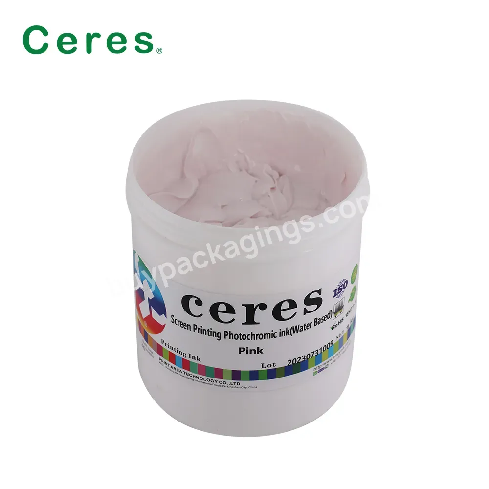 Solvent Screen Printing Solar Discoloration Ink/photochromic Ink Colorless To Pink 1kg - Buy Screen Solvent Base Ink,Photochromic Ink,Colorless To Pink.