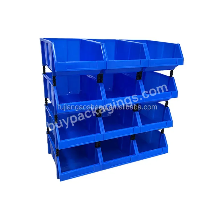 Spare Part Cheap Price Shelf Bins For Industrial Plastic Portable Boxes Plastic Stackable And Divisible Storage Shelf Bins - Buy Plastic Storage Bins Spare Part,Cheap Plastic Storage Bins,Stackable Bread Bin.