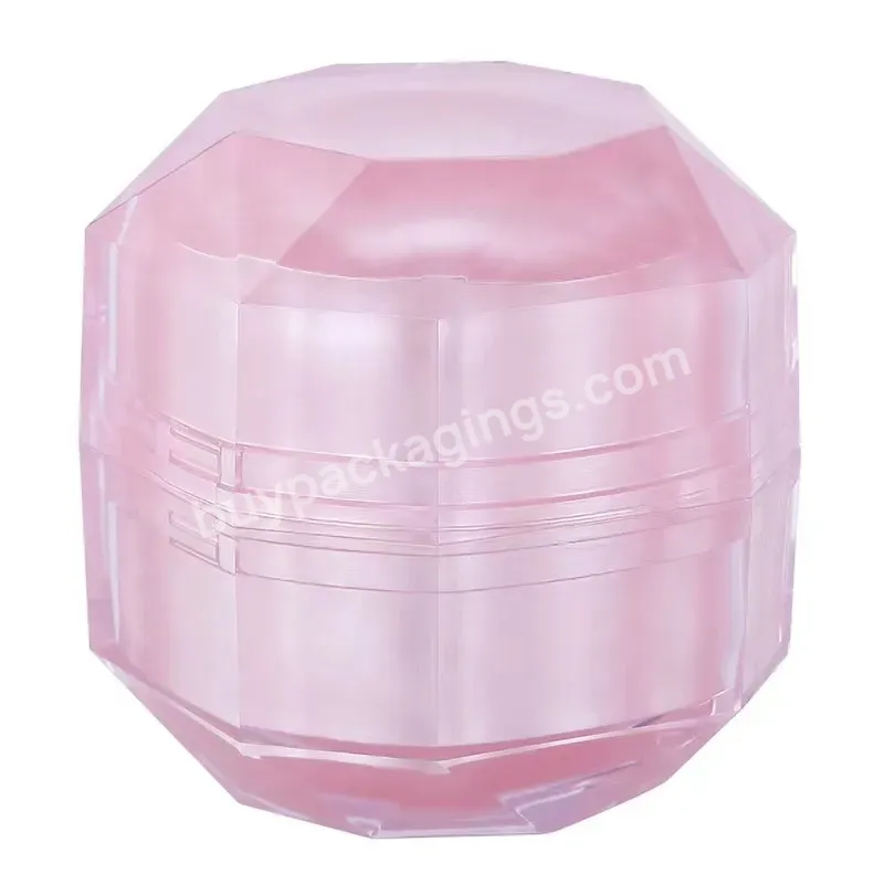Special Design Elegant Skin Care Container Solid Shiny Rose Pink Color Wholesale Cosmetic Jars With Lids - Buy Wholesale Cosmetic Jars With Lids,Solid Shiny Rose Pink Color Plastic Bottle,Plastic Cream Jar.