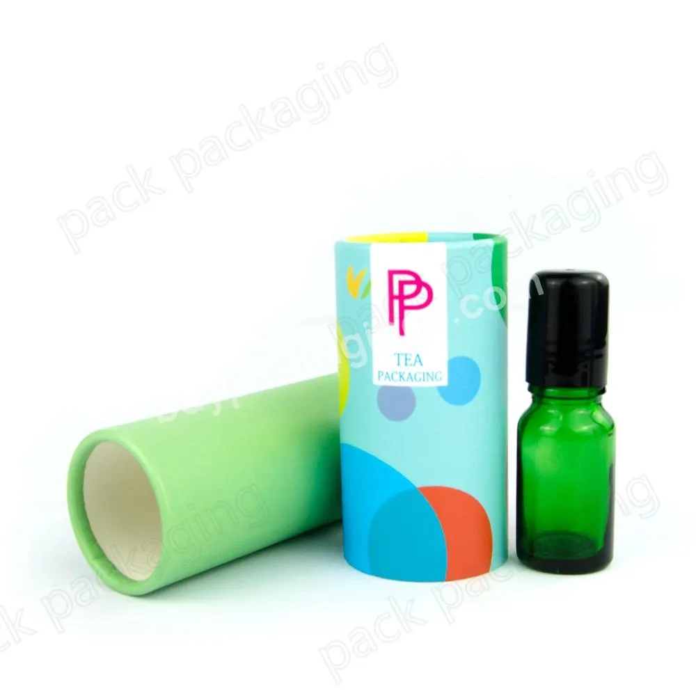 Special Design White Paper Packaging Essential Oil Bottle Paper Tube