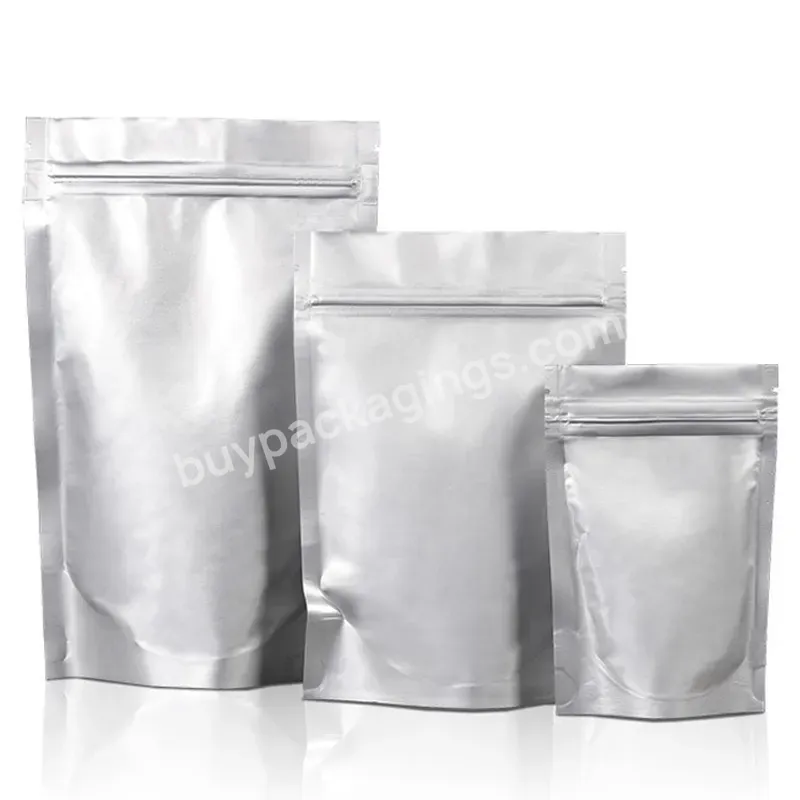 Spot Wholesale Food Sealed Packaging Bag Aluminum Foil Polyester Film Zipper Bag - Buy Customized Special Bags For Commercial Food,Customization Of Cat Litter Packaging Bag,Supermarket Hanging Bag Plastic Packaging Food Bag Biscuit Bag.