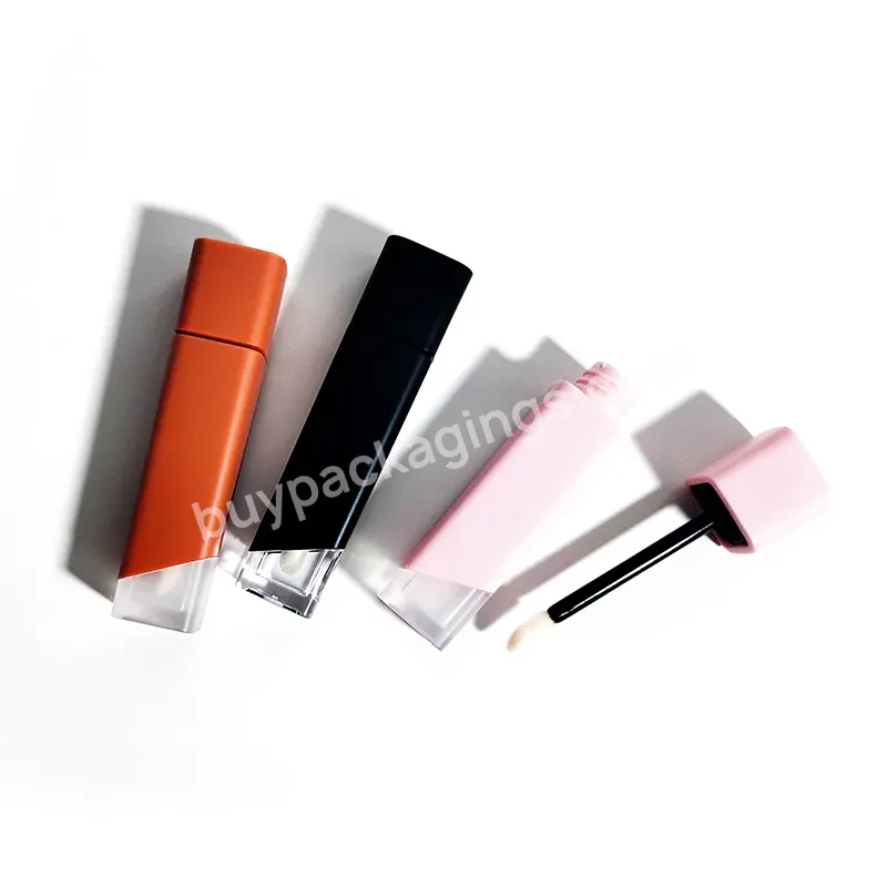 Square Empty Clear Lip Gloss Packaging Custom Cosmetic High Quality Plastic Liquid Lipstick Container - Buy Factory Price Empty Wholesale Cheap Custom Cosmetic Square Lip Gloss Tubes Lip Gloss Containers Tube Empty Lip Gloss Tube,Wholesale Cosmetic L
