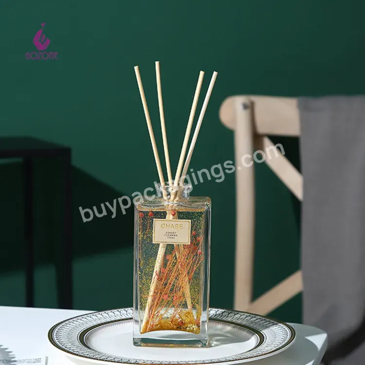 Square Glass Bottle Aromatherapy Aroma Reed Diffuser Bottle - Buy Diffuser Glass Bottle,Glass Bottle For Diffuser,Aroma Diffuser Glass Bottle.
