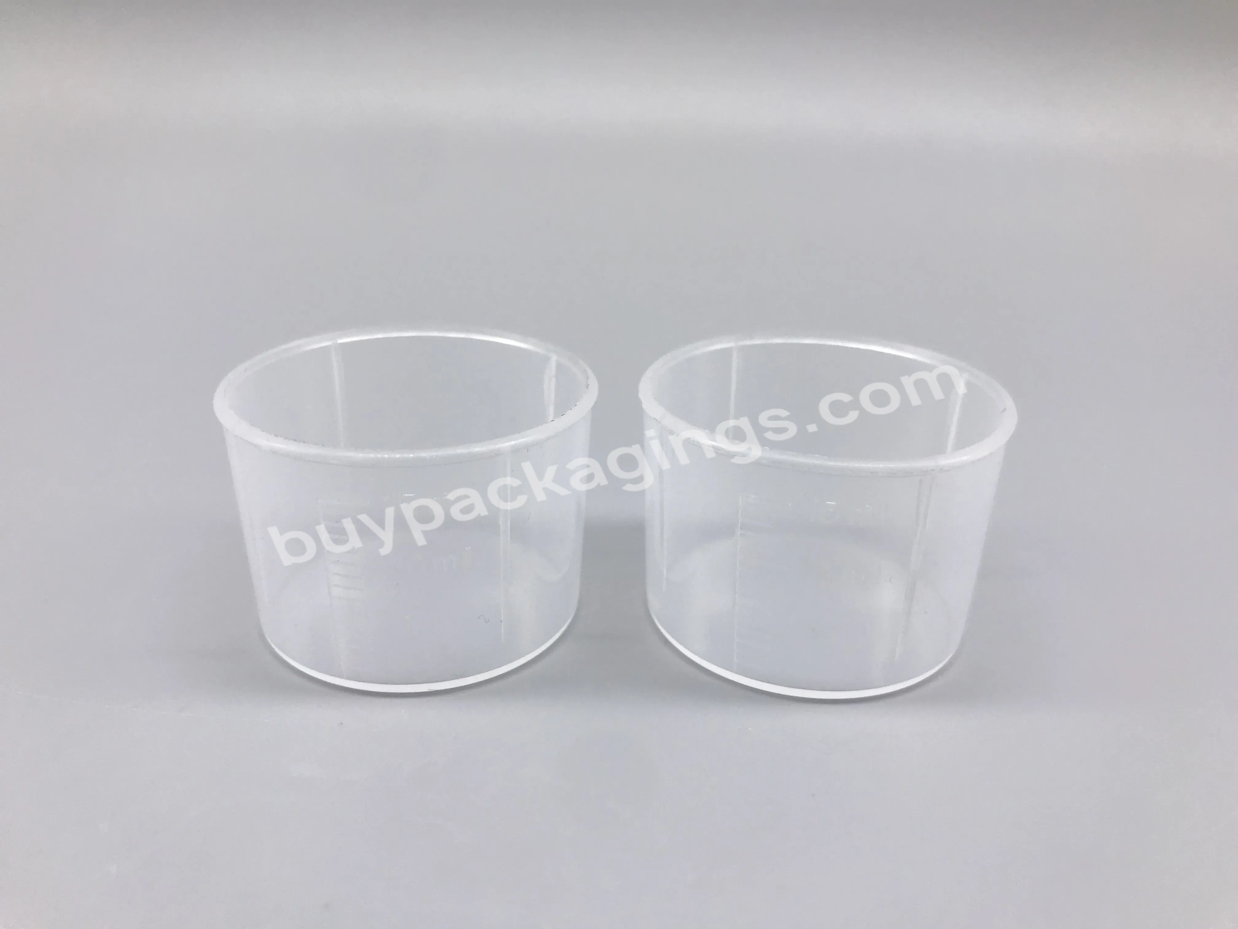 Sterile Clear 15ml Pp Plastic Disposable Medicine Measuring Cup For Cough Syrup Bottle - Buy Transparent 15ml Disposable Plastic Measuring Cup For Syrup Bottle,15ml Graduated Plastic Measuring Cups,Small Plastic Measuring Cups 10ml.