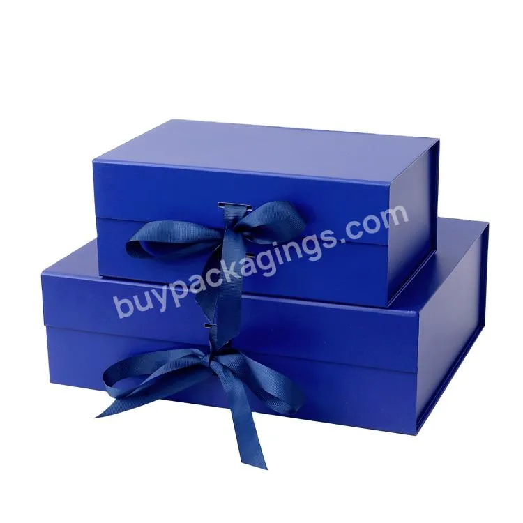 Sturdy Storage  Sale Recyclable Magnet Ribbons Foldable Luxury  Packaging Paper Hot Gift Packing Boxes for Clothes