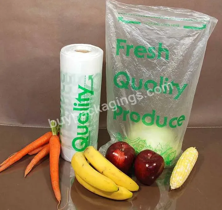 Supermarket Packaging Rolling Food Packaging Bag Hdpe Plastic Roll Bags - Buy Flap-lock Poly Bag,Biodegradable Bag,Biodegradable Food Packaging Bags.