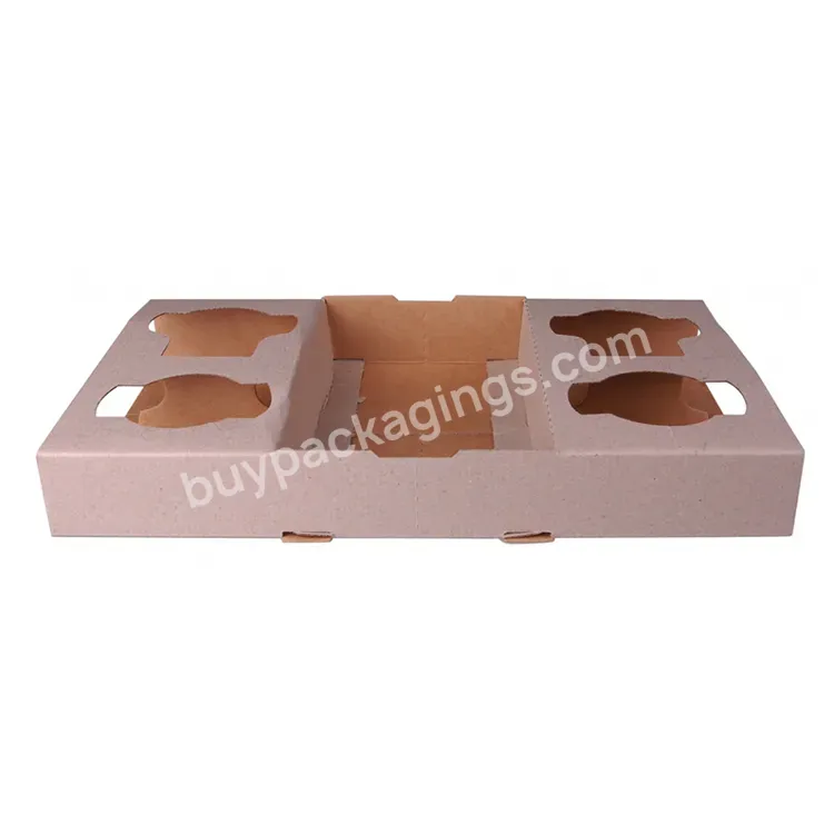 Suppliers Brown Cardboard For Meat Serving Baking Cookie Food Popsicle Ice Cream Churro Hotdog Drink Coffee Cup Paper Tray - Buy Paper Drink Tray,Paper Coffee Cup Tray,Paper Baking Trays.