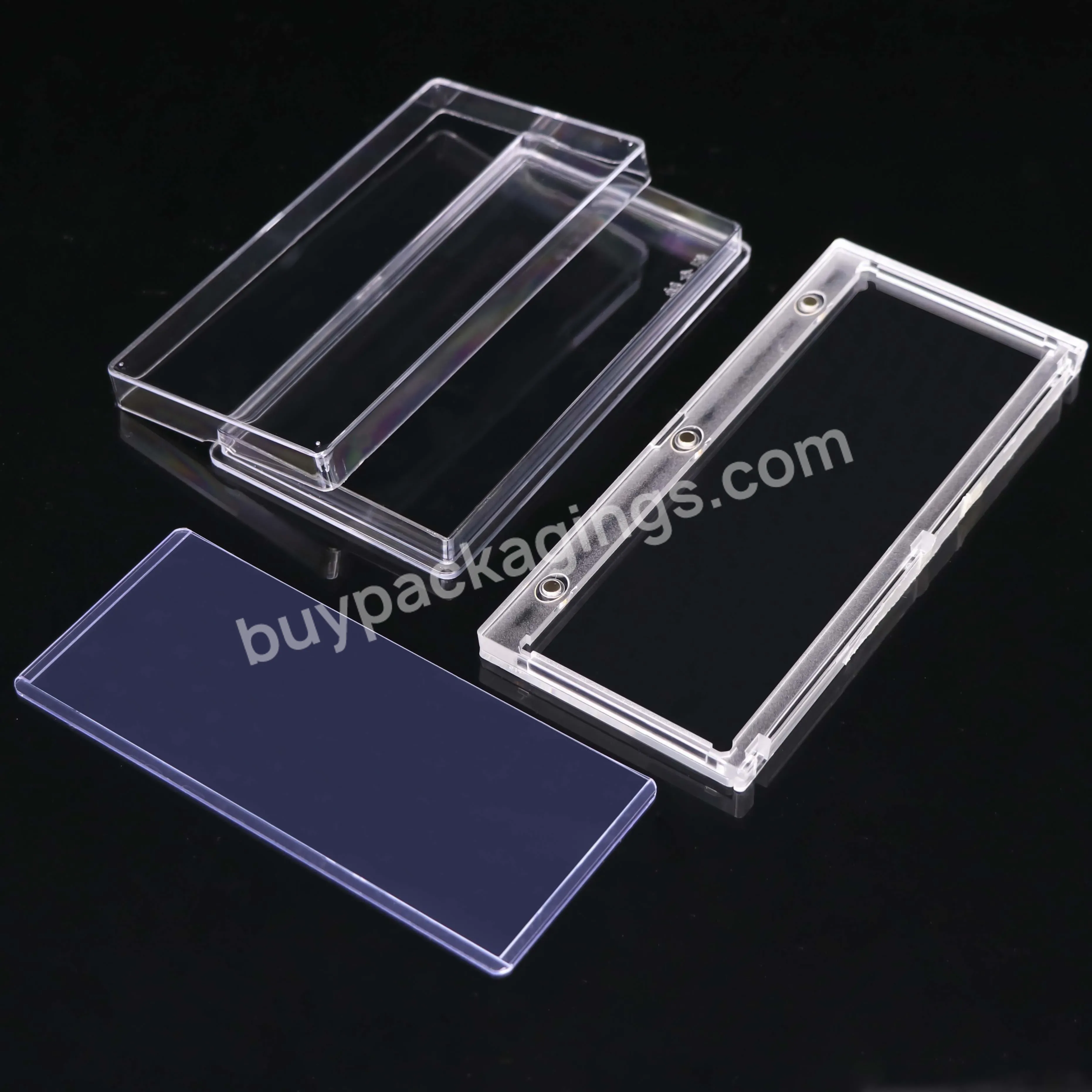 Support Different Size Customization Commemorative Banknotes Display Case Custom Card Holder Plastic Bank Notes Wholesale - Buy Comic Toploaders,Banknotes Sleeves,Acrylic Bill Holder.