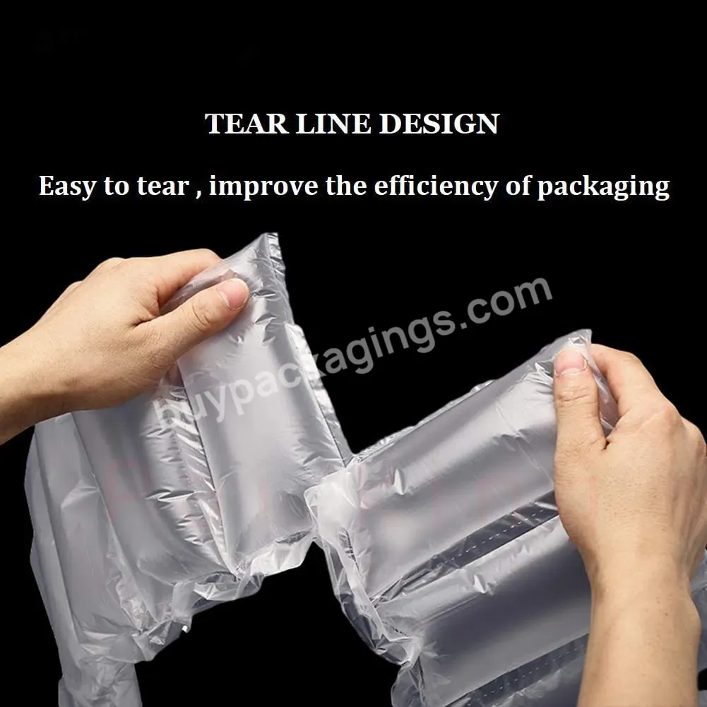 Suzhou Factory Transparent Packaging Bag Air Pillow Film Inflatable Air Cushion - Buy Air Column Bag,Air Cushion Film,Air Pillow Film.