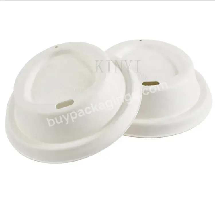 Take Away Coffee Cup Lid Use Hot/ Cold Drink Disposable Coffee Cups Pulp Cover Lid For Cup