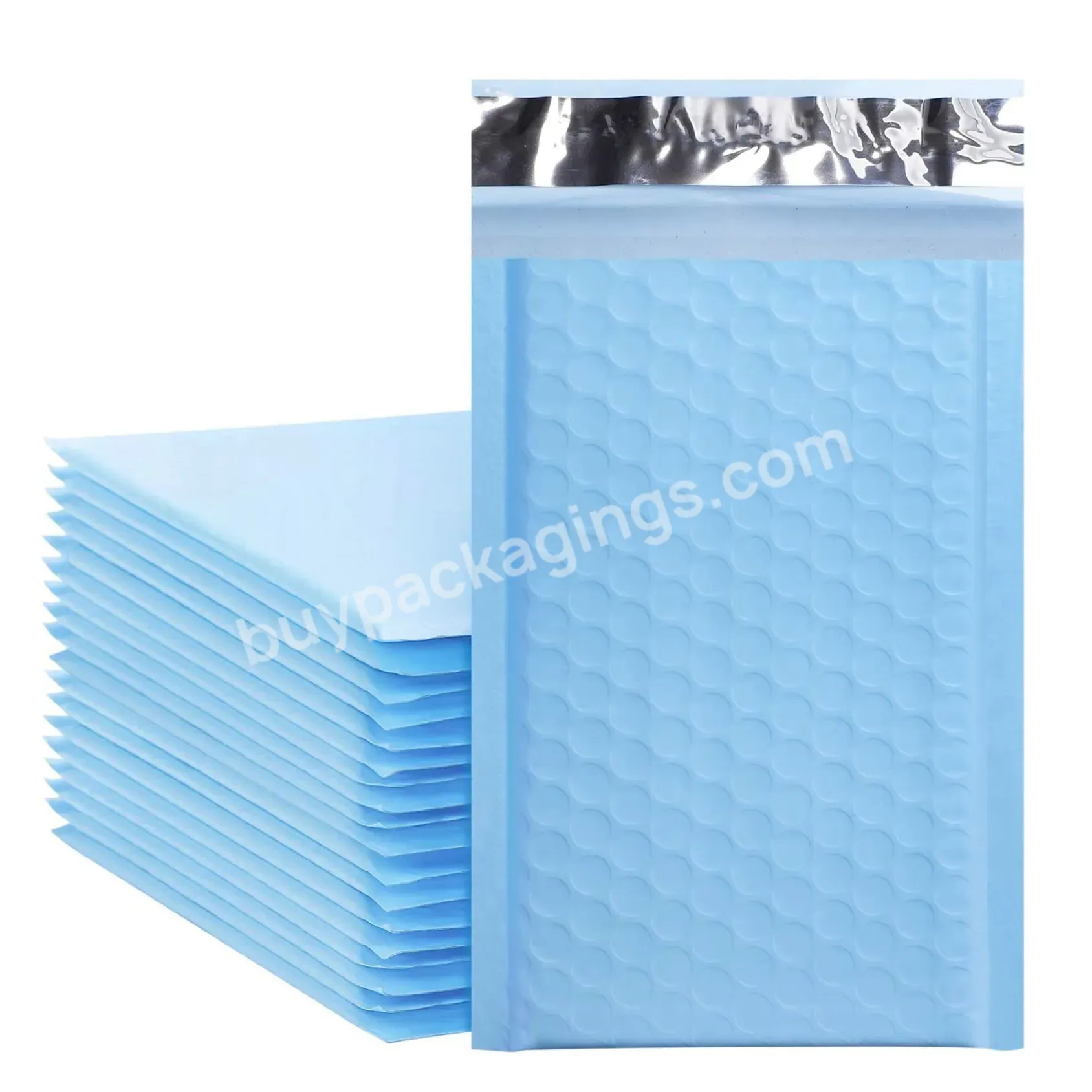 Tamper Proof Ecommerce Packaging Blue Poly Bubble Mailer Compostable Padded Packaging Wrap Envelopes For Fragile Items - Buy Mailer Bubble Compostable,Mailer Bubble Recycled,Fancy Bubble Mailers.