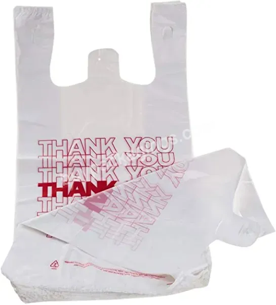 Thank You Bag Supermarket Wholesale T-shirt Shopping Bag - Buy Custom Logo Bag,Supermarket Wholesale T-shirt Bag,Best Price T-shirt Bag For Shopping.
