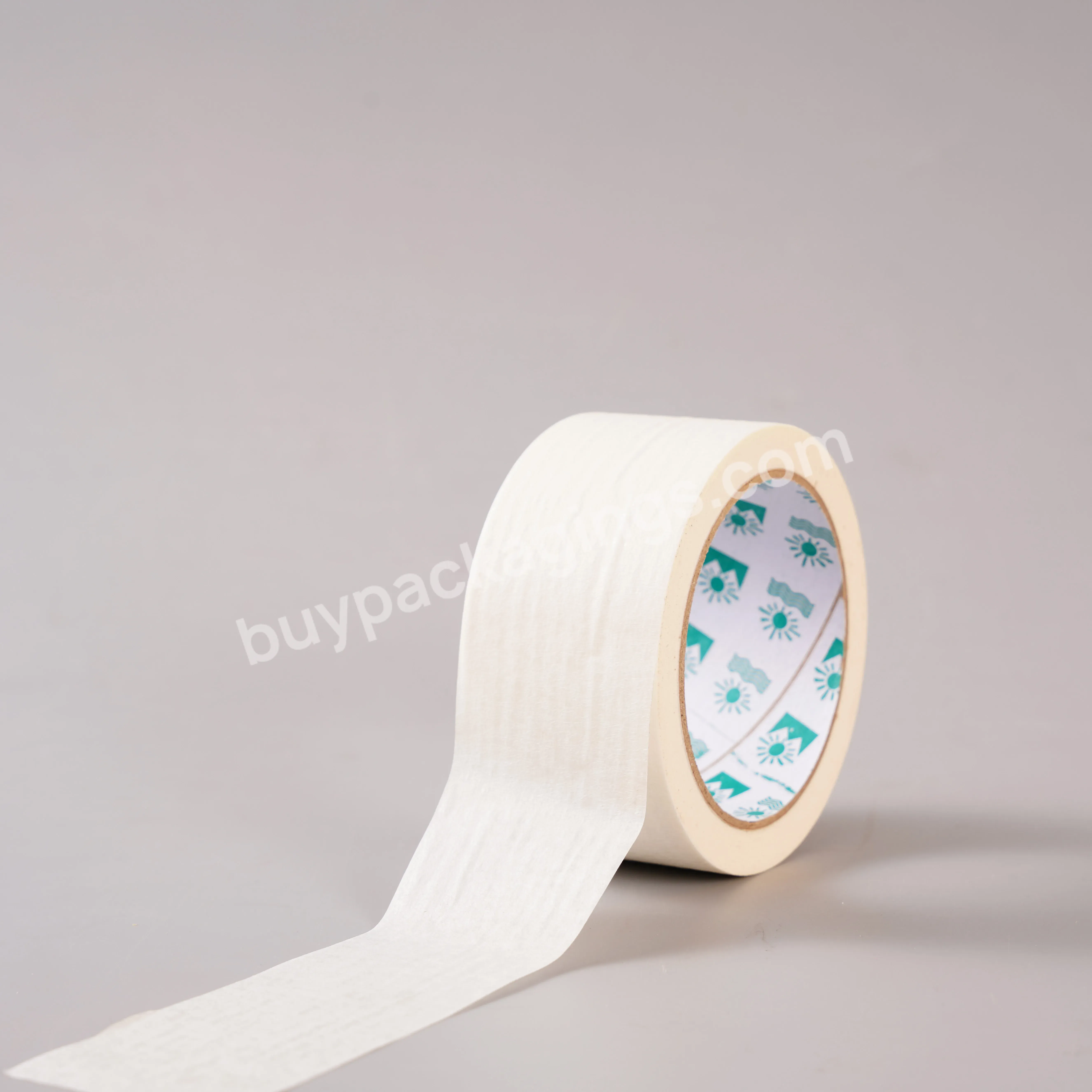 Thick Strong Adhesive Masking Tape For Car Or Wall Paint Masking - Buy Masking Tape,Adhesive Paper Tape,Thick Strong Adhesive Tape.