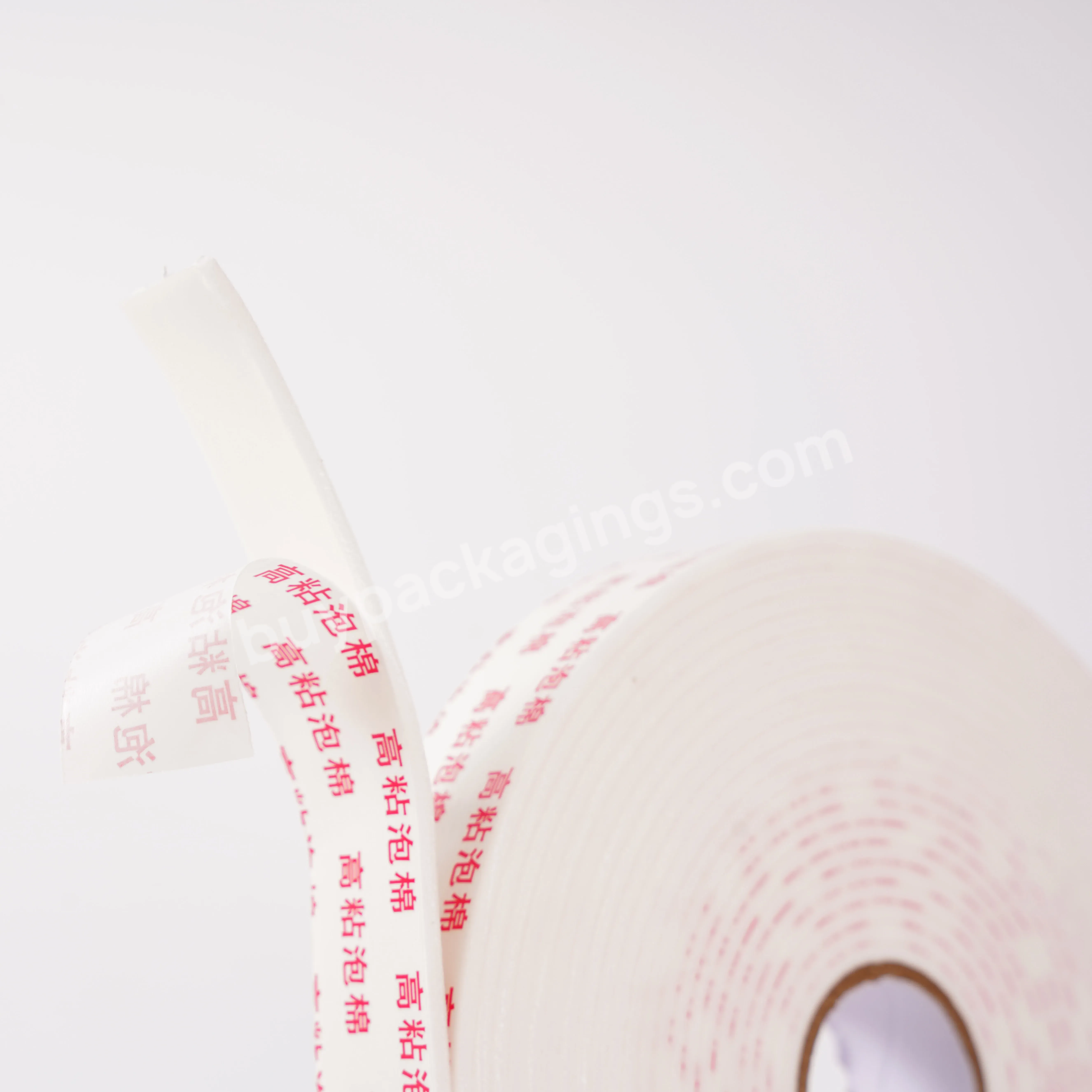 Thicken Strong Fixed Object Double-sided Foam For Home And Office - Buy Strong Adhesive Double-sided Tape,Double Sided Cotton Tape,Double Sided Foam Tape.