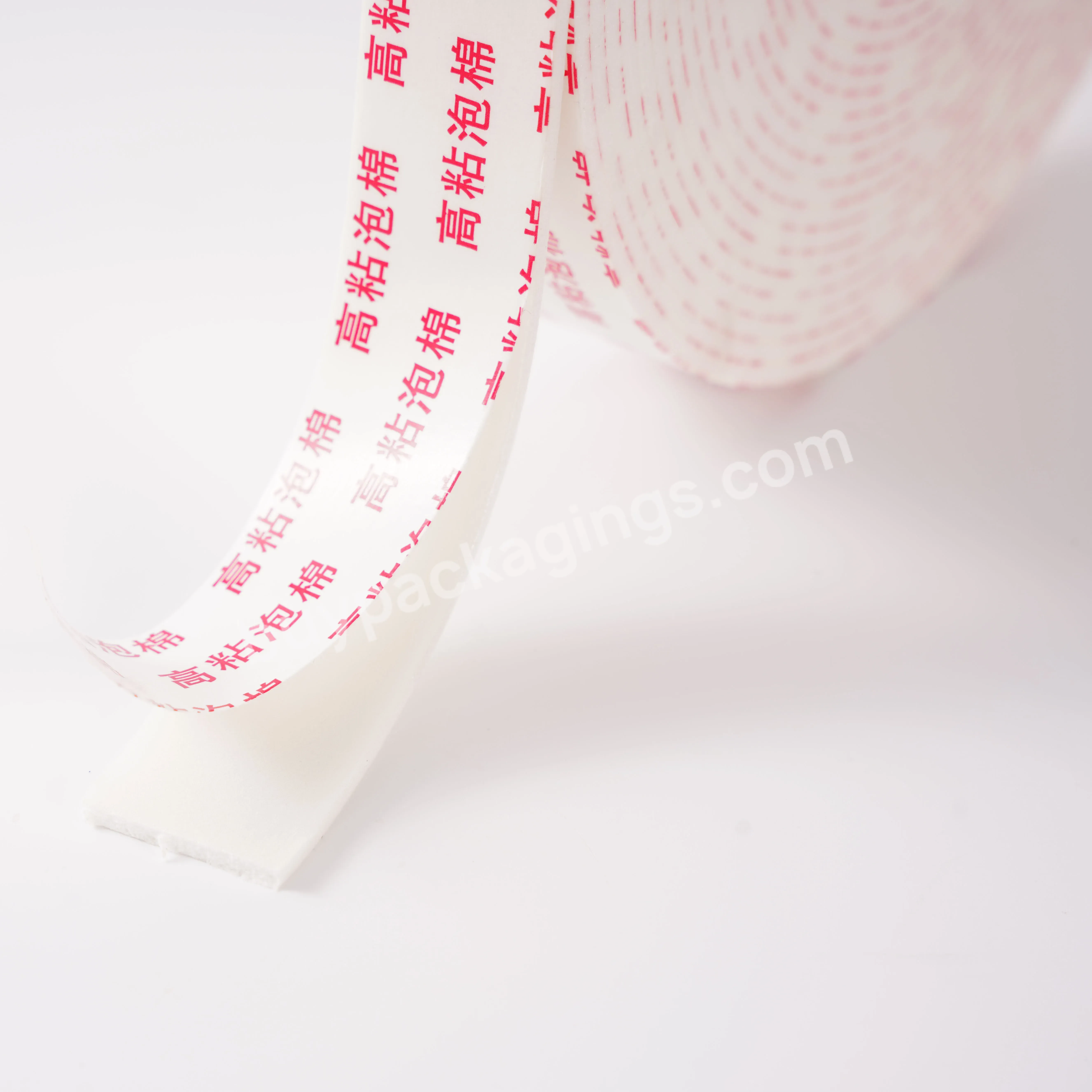 Thicken Strong Fixed Object Double-sided Foam For Home And Office - Buy Strong Adhesive Double-sided Tape,Double Sided Cotton Tape,Double Sided Foam Tape.