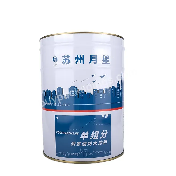 Tight Head Chemical Using Crude Oil Barrel Metal Drums With Competitive Price - Buy Round Metal Tin Box,Tin Can With Press Lid,Chemical Packing Drums For Crude Oil.