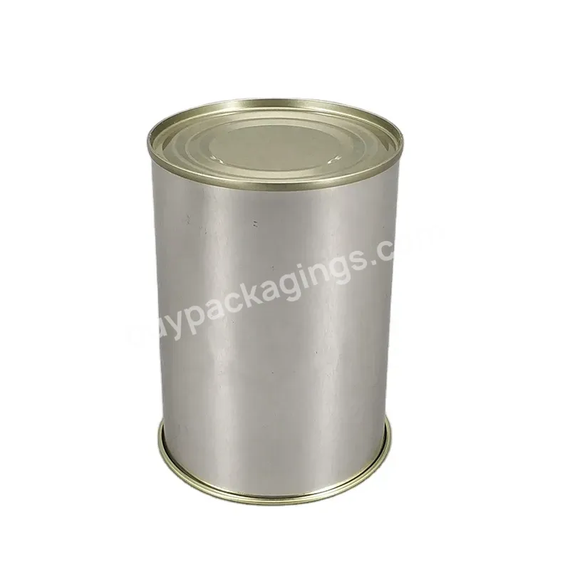 Tin Can Manufacture Wholesale Food Grade Tomato Paste Metal Empty Tin Can With Easy Open Lid For Food Packaging Canned Food - Buy Quart Tin Cans,Food Safe Tin Can,Open Top Tin Cans.