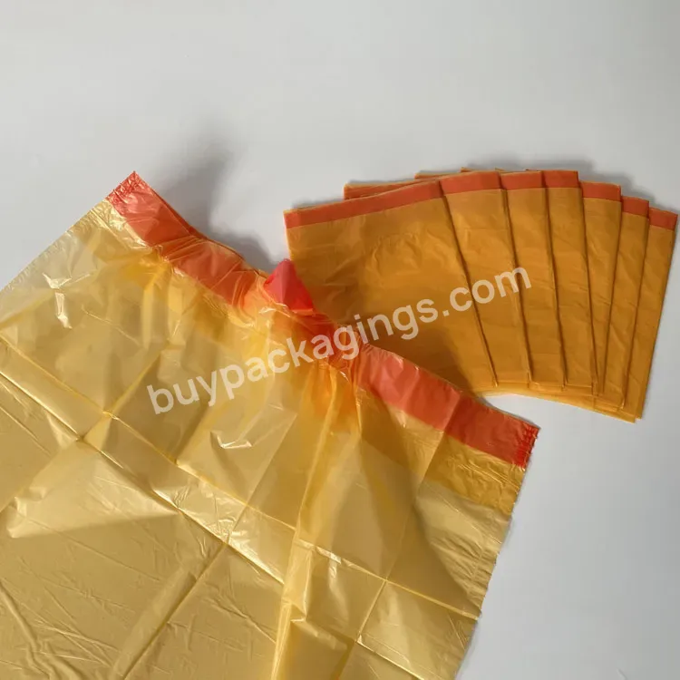 Top Grade Dustbin Plastic Garbage Bag With Drawstring Orange Drawstring Trash Bag For Home - Buy Drawstring Trash Bag,Unique Style Top Grade Plastic Garbage,Dustbin Bag With Drawstring.