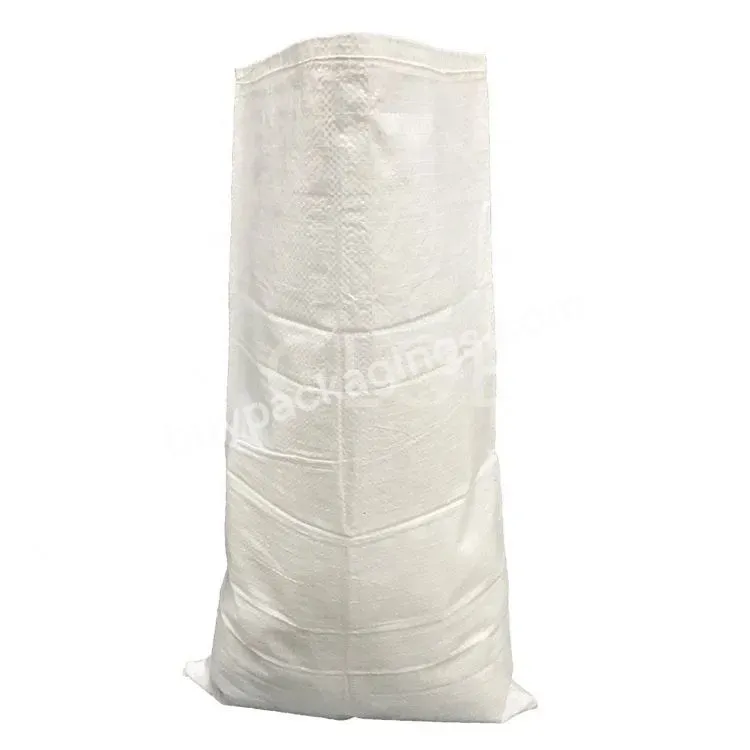 Top Grade Grs Ce China Suppliers Customized White Plastic Packing 25kg 50kg Rice Grain Plain Polypropylene Sack Pp Woven Bags - Buy Pp Woven Bags,Pp Bags,Woven Pp Bags.