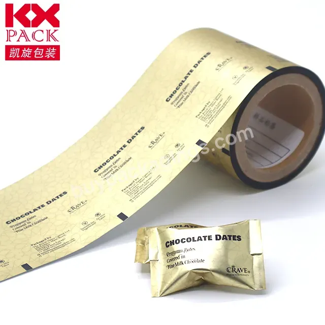 Top Quality Laminated Film Customized Food Plastic Film Roll Candy Potato Chips Packaging Film Roll For Candy Packaging
