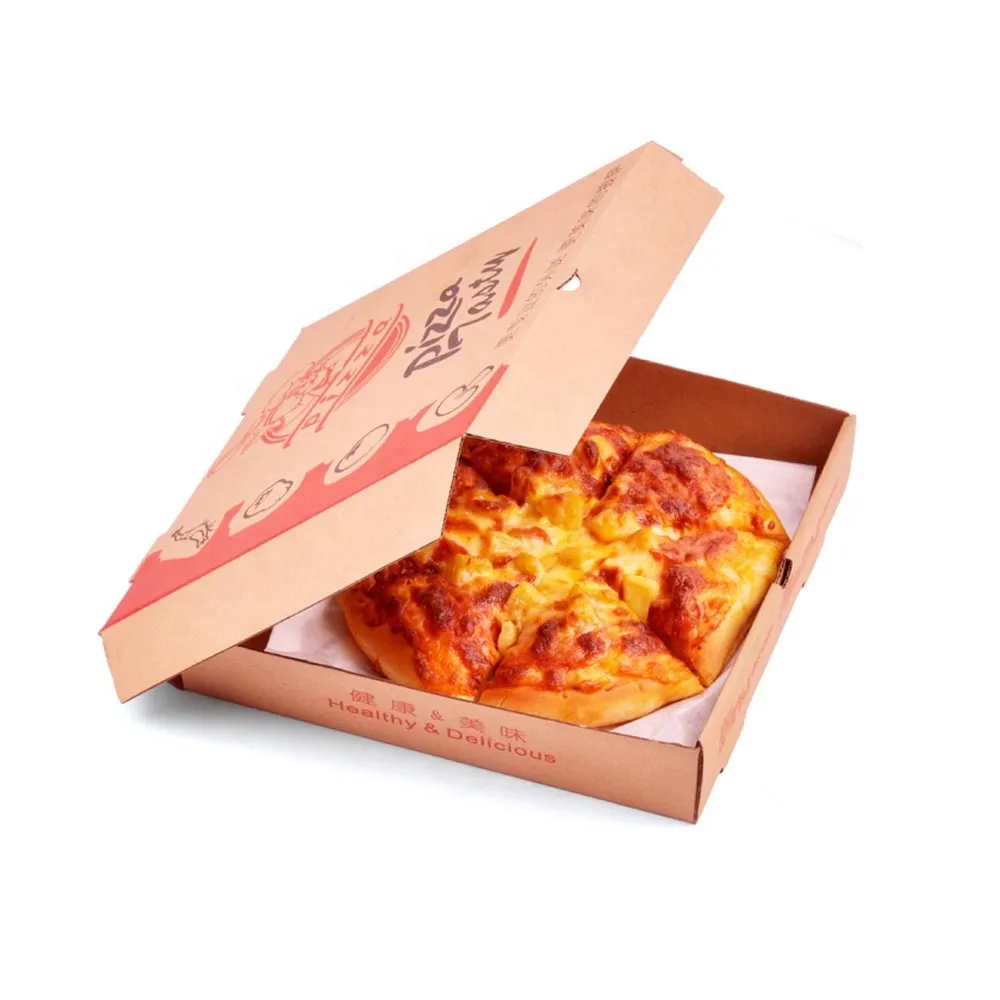 Top quality wholesale cheap paper packing pizza delivery box
