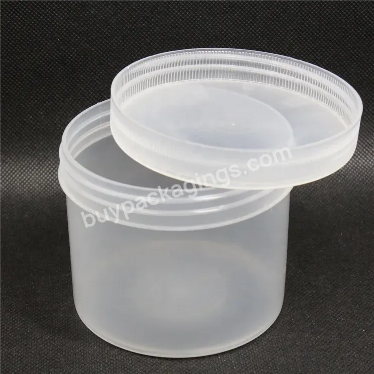 Translucent Plastic Container Box For Slime Mud Clay Diy Accessory Storage Box With Lid Slime Tool 150ml - Buy Container For Slime,Slime Diy Jar,Slime Supplies Container.