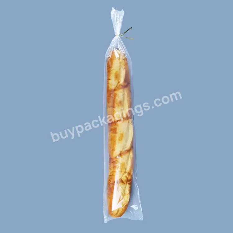 Transparent Baguette Bread Cellophane Plastic Bag Micro Perforate Bread Bag With Customized Size - Buy Baguette Bread Bag,Micro Perforate Bag,Cellophane Bags.