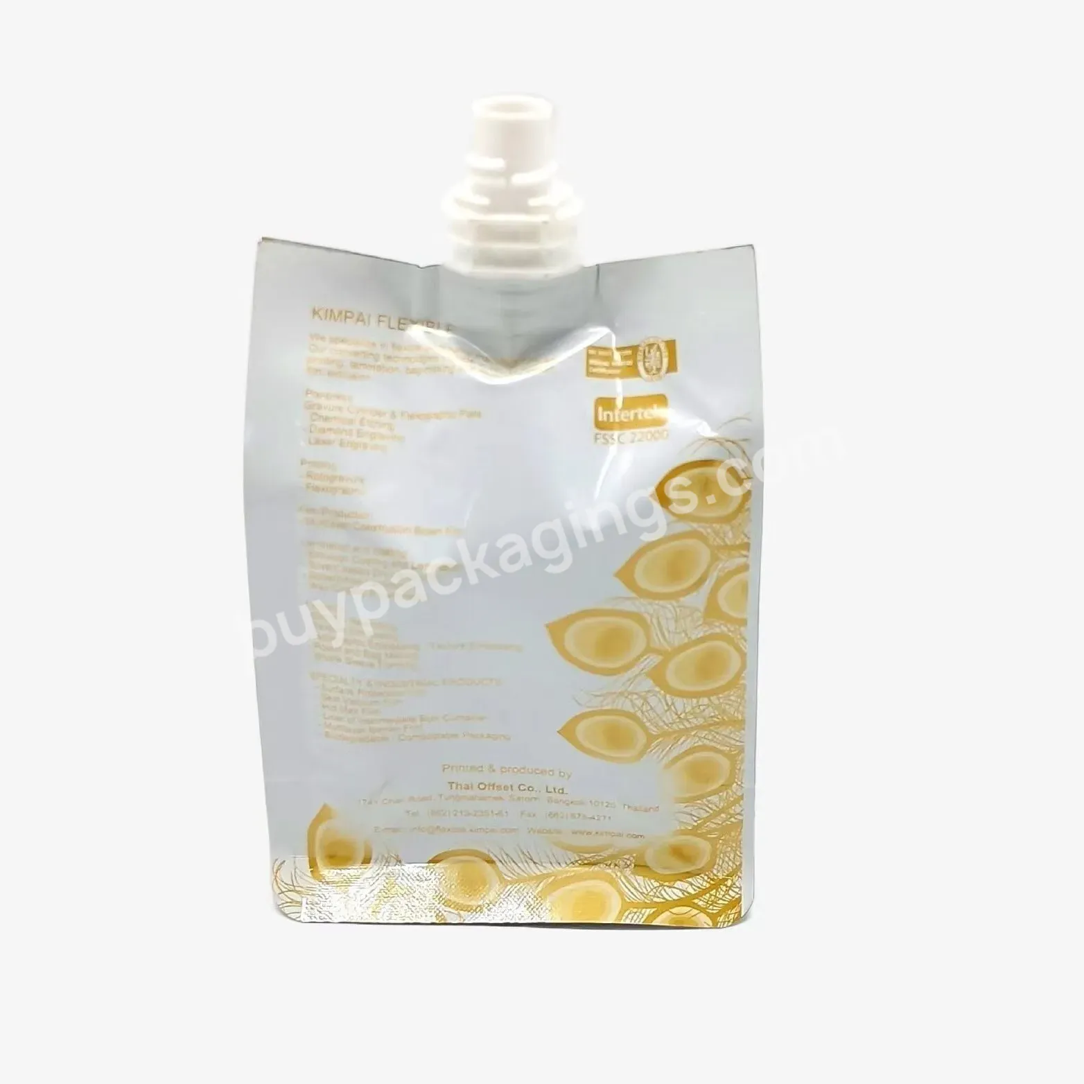 Transparent Clear Spout Pouch Plastic Drink Bag - Buy Custom Spout Pouches,Drink Pouch With Spout,Standing Pouch Spout.