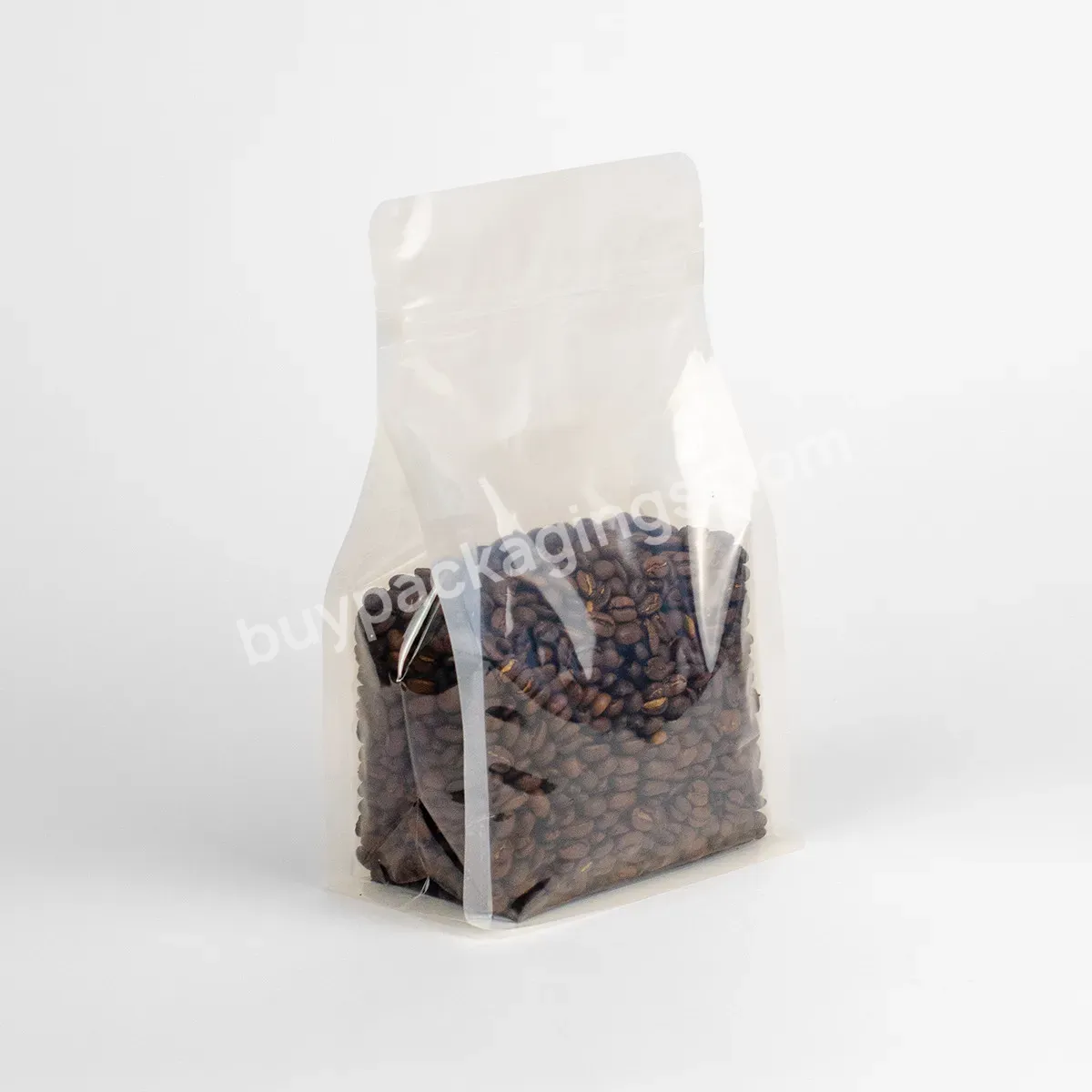 Transparent Custom Printing Coffee Beans Bag With Valve And Zipper Lock Stand Up Pouch Food Plastic Packaging Bag For Sugar - Buy Coffee Bags With Valve And Zipper Lock,Coffee Beans Packaging,Stand Up Pouch Food Packaging Bag.