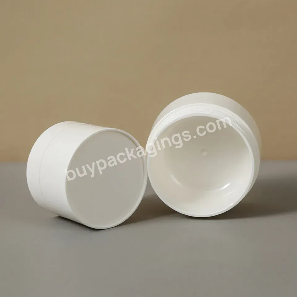 Transparent Cylindrical 30ml 50ml 100ml 120ml Empty Pet Cosmetic Packaging Personal Skin Care Cream Jar