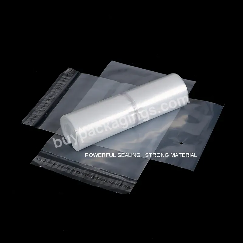 Transparent Pe Resealable Self Adhesive Seal Shipping Clothing Plastic Bag Packaging Mailing Bags - Buy Clothes Bag Packaging,Shipping Bag Clothing Packaging Mailing Bags,Plastic Bag Packaging.