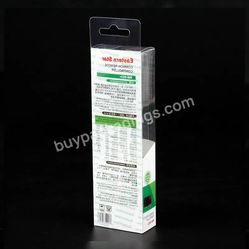 Transparent Pet Box Foldable Hanging Custom Printed Logo Pvc Packaging Plastic Box - Buy Acetate Box,Pvc Box,Clear Box.