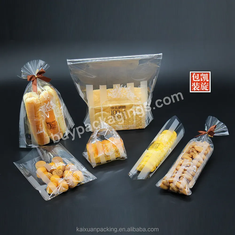 Transparent Plastic Bags For Food Bread Loaf Packaging For Bakery Store - Buy Packaging Bread,Plastic Packaging Bread,Bread Loaf Packaging.