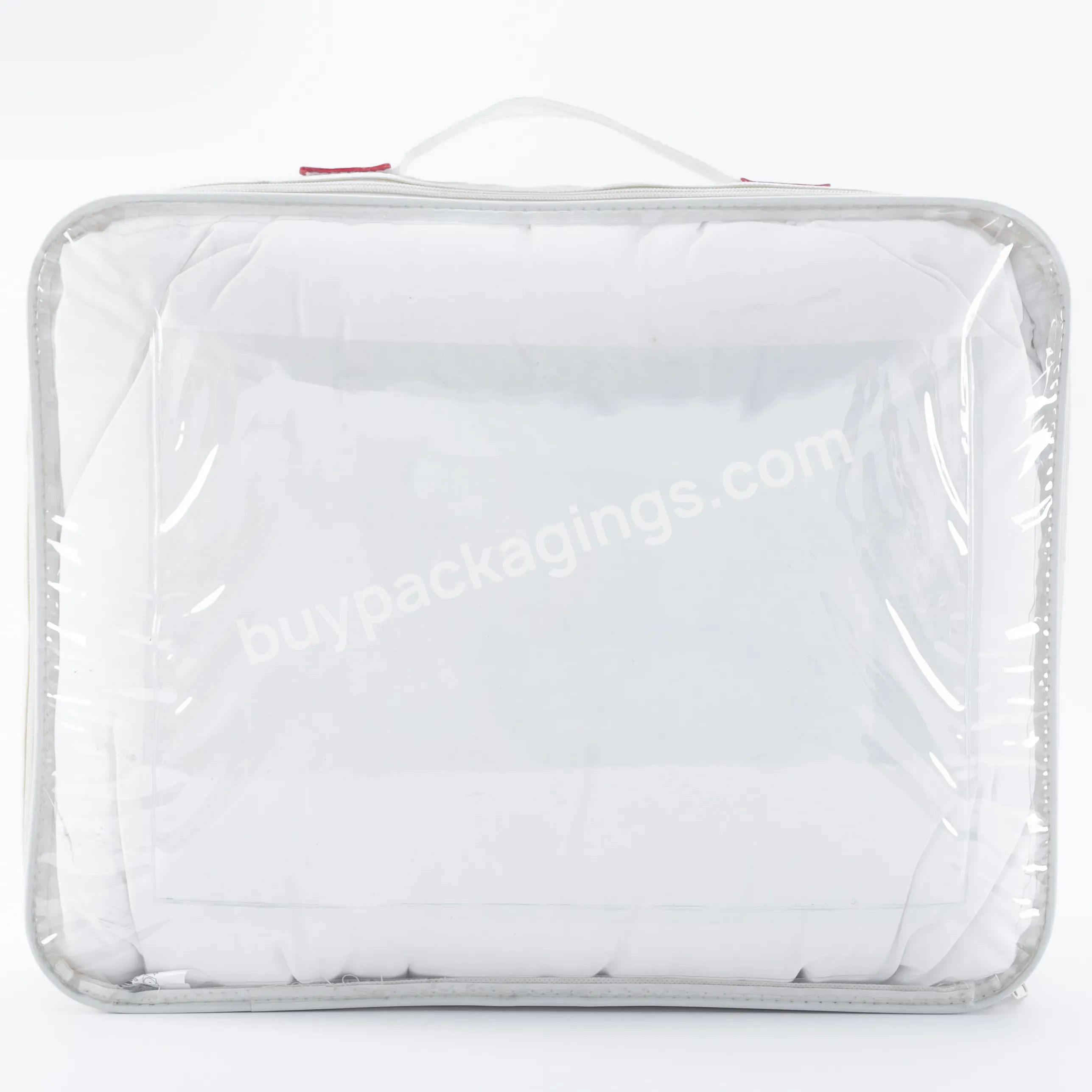 Transparent Pvc And Non Woven Wire Bags For Packaging Blanket - Buy Blanket Packaging Bags,Pvc Bag For Blanket,Wire Bags.