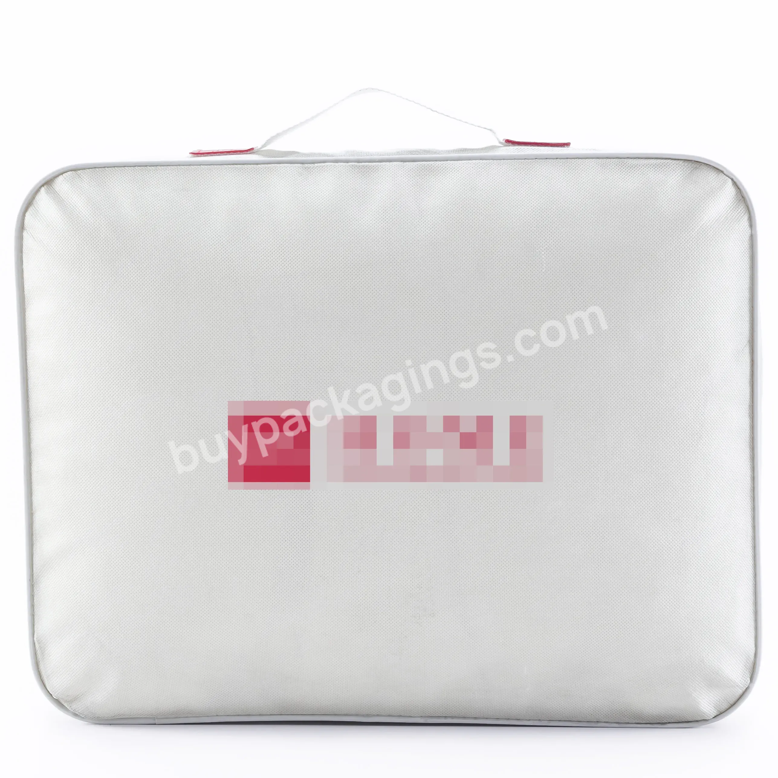 Transparent Pvc And Non Woven Wire Bags For Packaging Blanket - Buy Blanket Packaging Bags,Pvc Bag For Blanket,Wire Bags.