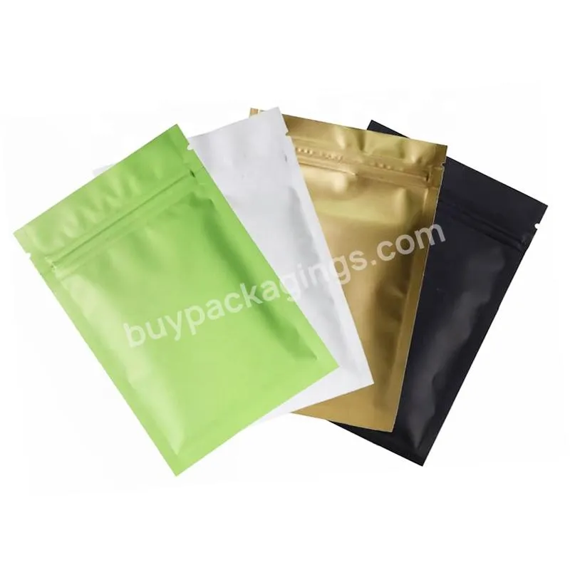 Transparent Window Odor Proof Polyester Film Bag Zipper Lock Can Reseal Holographic Packaging Bag For Food Storage - Buy Resealable Bag Polyester Film Ziplock Recyclable Wholesale Food Storage Edible Packaging Bag Small Bag Party Bag Sample Bag,Doubl