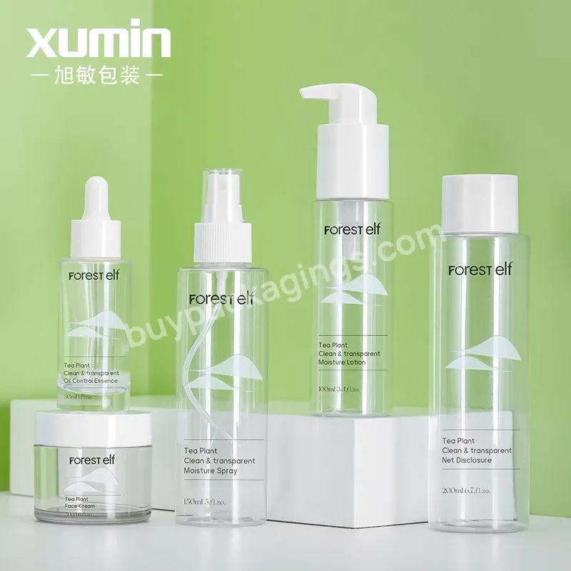 Travel Size Clear Plastic Spray Bottles 150ml Plastic Spray Bottle Empty Set 30ml Serum Care Bottle Plastic With Cap 200ml - Buy Plastic Spray Bottle Emply Set,150ml Plastic Lotion Pump Bottle,Plastic Bottle With Cap 150ml.