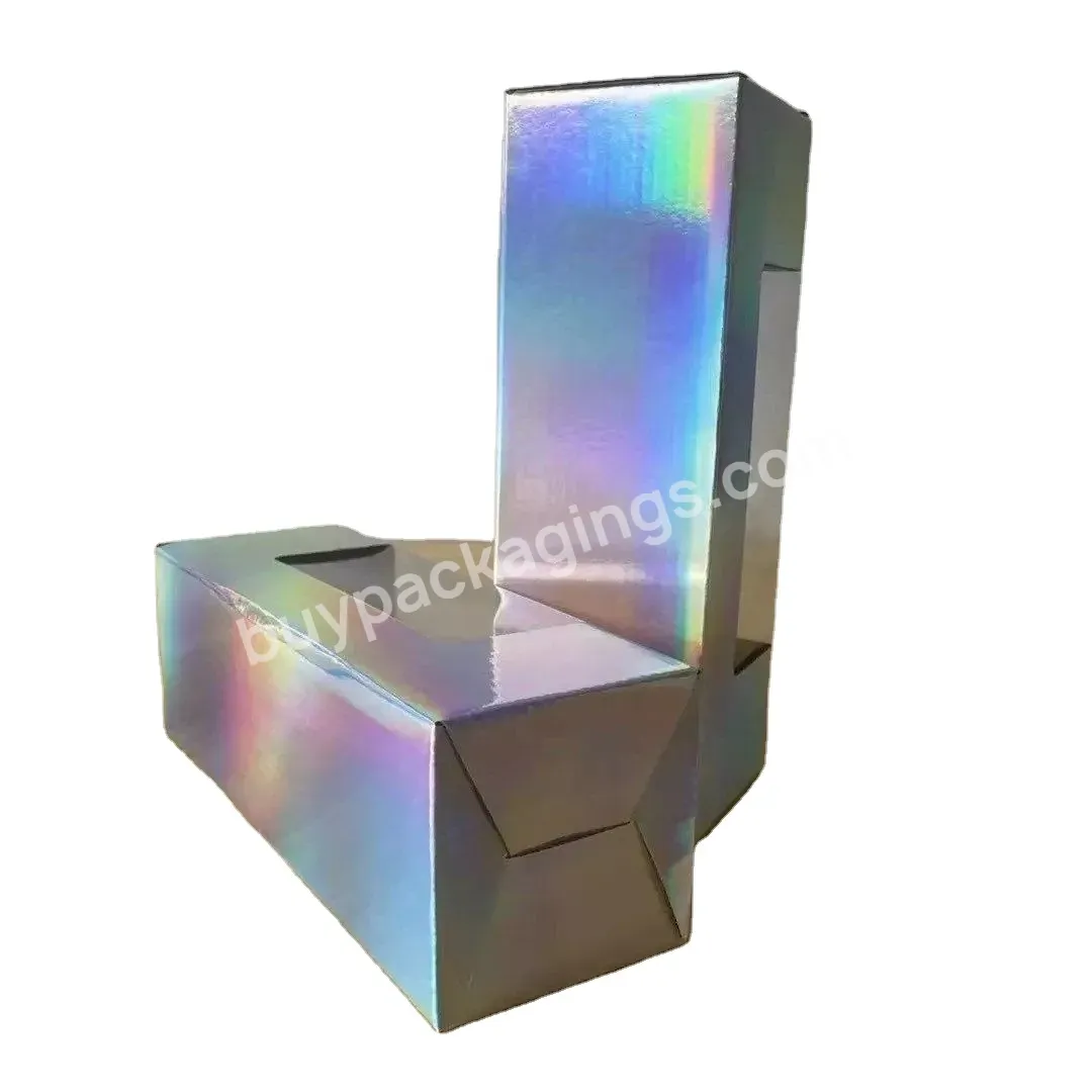 Tumbler Accessories Gift Set With Window 20oz 30 Oz Straight Skinny Tumbler Display Box Holographic - Buy Custom Mailer Boxes With Logo,Corrugated Cardboard Box,Mailer Box Cardboard.