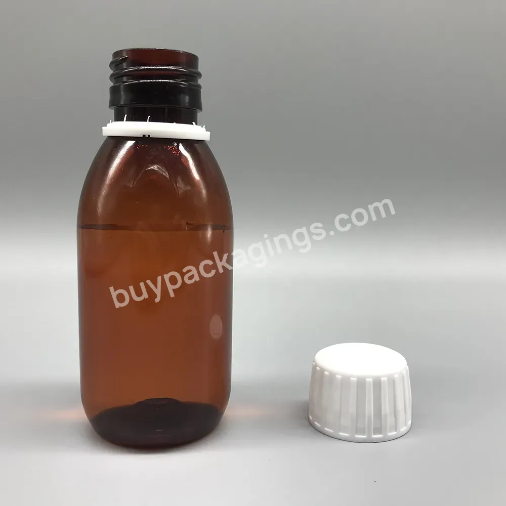 Unique Empty Pet Alpha Amber 4oz 120ml Plastic Amber Cough Syrup Bottle With Anti-tamper Proof Cap - Buy Pet Plastic Amber 4oz 120ml Cough Syrup Bottle With Cap,120ml Plastic Syrup Bottle With Anti-taper Proof Cap,Alpha Pet Plastic 120ml Liquid Syrup