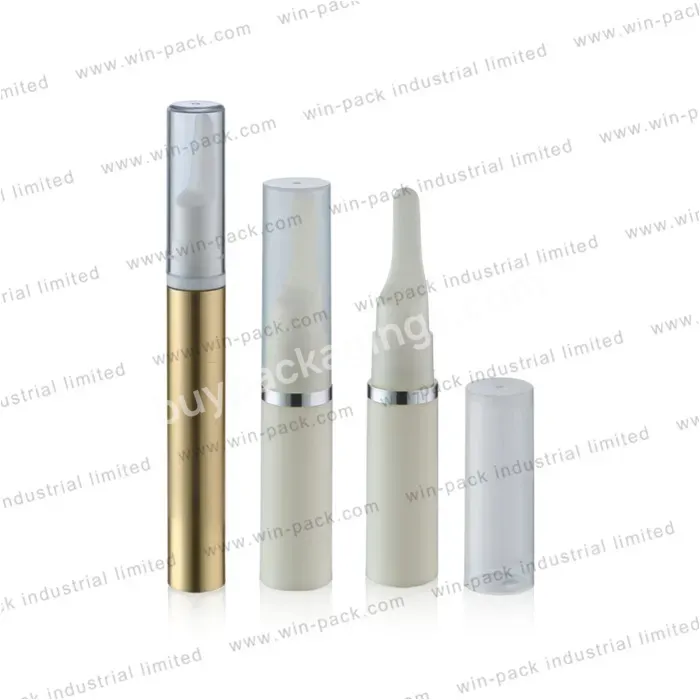 Unique Shape Empty Luxury Plastic Airless Bottle For Eye Cream Or Serum Container Custom Label Printing - Buy Packaging Plastic Bottle,Luxury Bottle Packaging,Plastic Bottle Label Printing.