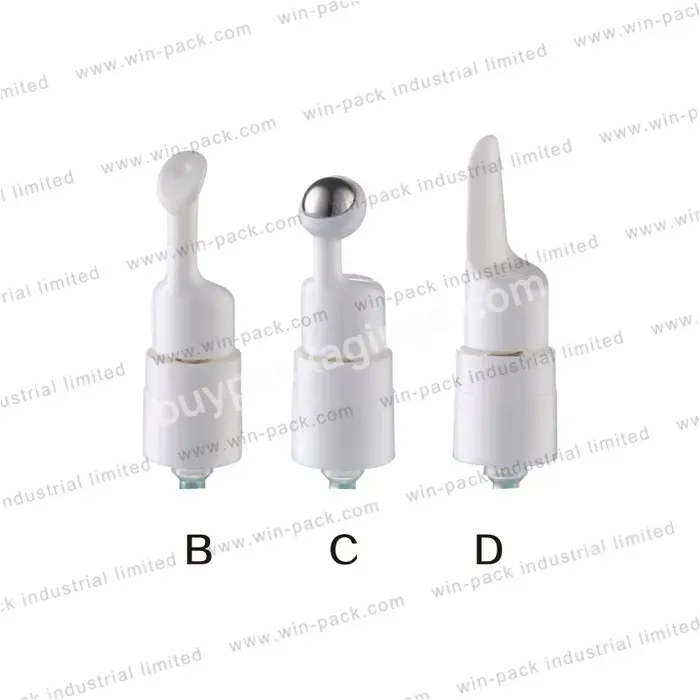 Unique Shape Empty Luxury Plastic Airless Bottle For Eye Cream Or Serum Container Custom Label Printing - Buy Packaging Plastic Bottle,Luxury Bottle Packaging,Plastic Bottle Label Printing.