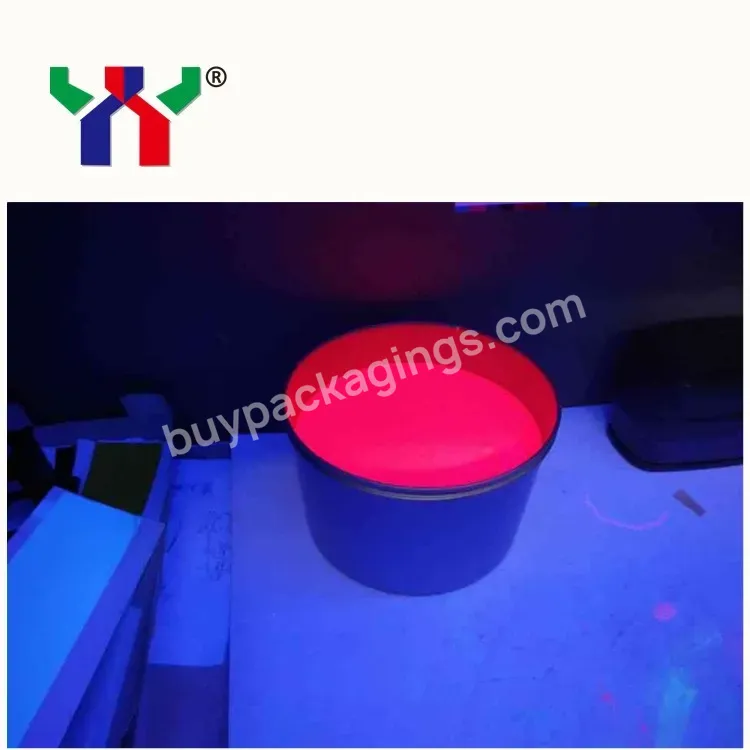 Uv Screen Invisible Ink Fluorescent Ink Chromotropic Inks Colorless To Red,1kg/can,Uv Dry - Buy Uv Invisible Ink,Security Ink,Banknote Inks.