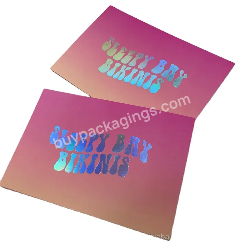 Various Exquisite Printing Custom Business Greeting Paper Card Thank You Paper Card For Package