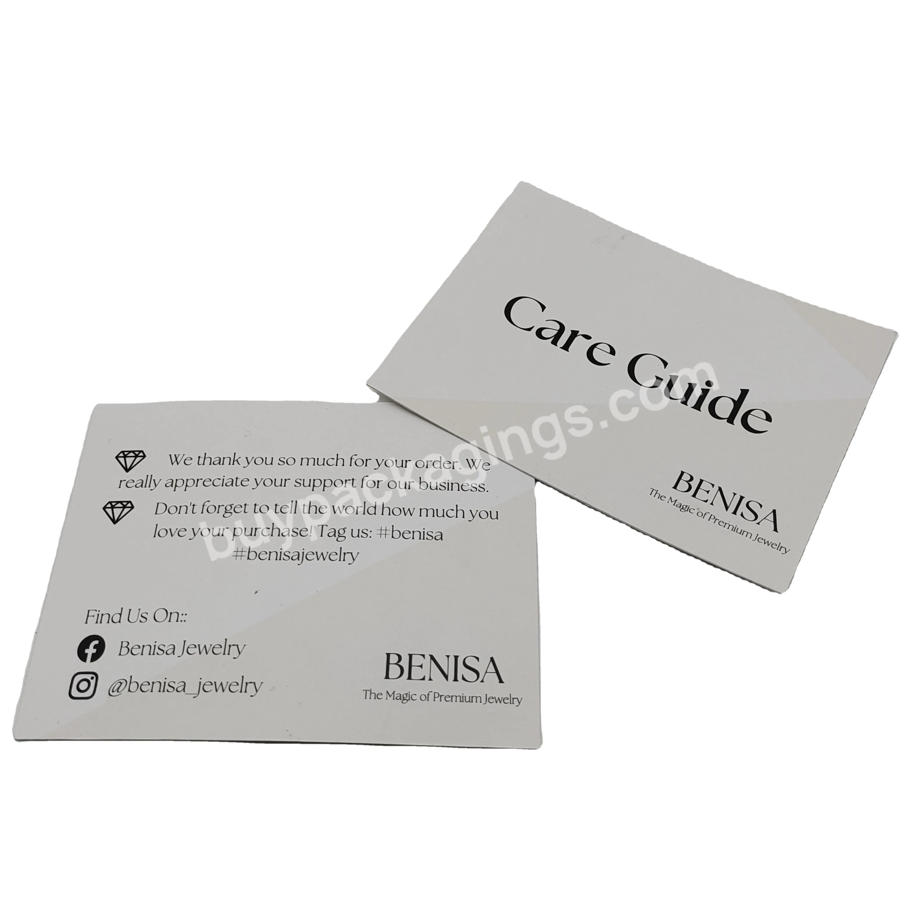 Various Situations Useful Custom Specialty Paper Hang Tags Printed Thank You Cards With Your Own Logo