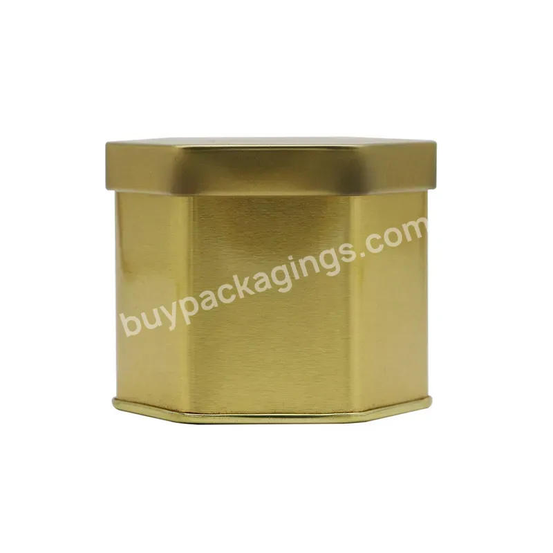 Various Sizes Empty Hexagon Tin Box With Lid Metal Packaging For Tobacco,Chocolate,Candy,Food,76*61mm - Buy Recipe Tin Box,Hexagon Shape Empty Chocolate Tin Box,Hexagon Shape Tea Box Biscuit Tin Box.
