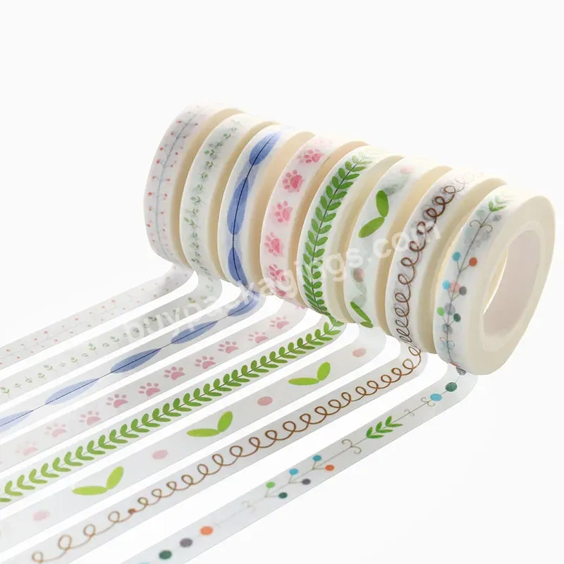 Various Styles Self Adhesive Color Decoration Masking Paper Washi Tape - Buy Hot Stamping Washi Masking Tape,Exquisite Washi Tape,Vintage Style Washi Tape.