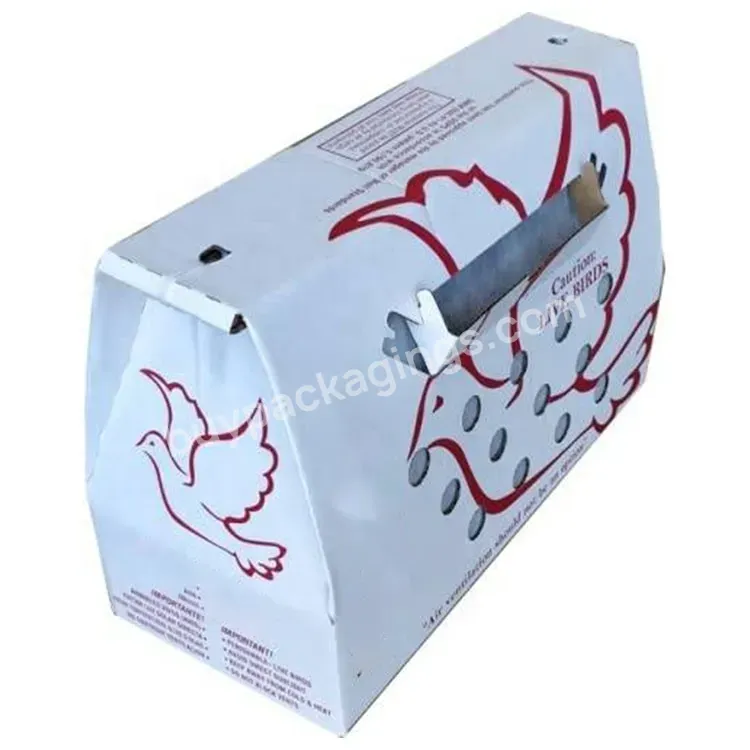 Vented Shipping Box Pigeon Chicken Live Bird Shipping Boxes - Buy Chicken Shipping Box,Live Bird Shipping Boxes,Live Bird Shipping Boxes *vented* Chicken Shipping Mailing Approved Economy Size.