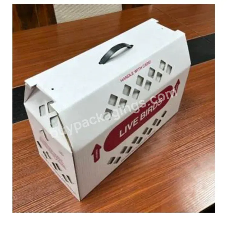 Vented Shipping Box Pigeon Chicken Live Bird Shipping Boxes - Buy Chicken Shipping Box,Live Bird Shipping Boxes,Live Bird Shipping Boxes *vented* Chicken Shipping Mailing Approved Economy Size.